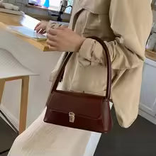 Elegant Retro Minimalist Shoulder Bag