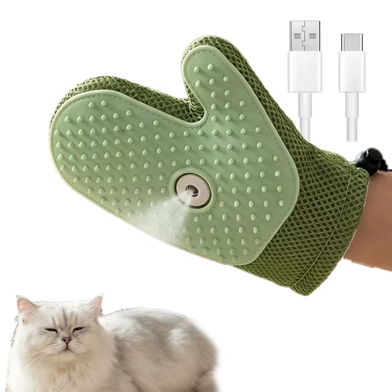 3-in-1 Electric Pet Steam Brush for Cats & Dogs