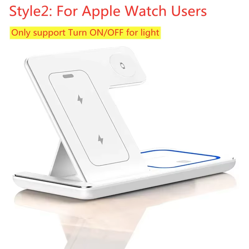 3 in-1 Foldable Wireless Charging Station for Apple Devices – Free Worldwide Shipping