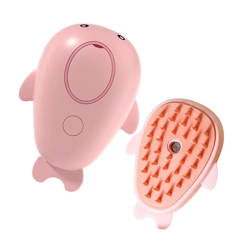 3-in-1 Electric Pet Steam Brush for Cats & Dogs