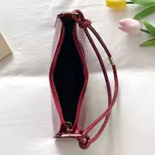 Chic Croc-Embossed Shoulder Bag