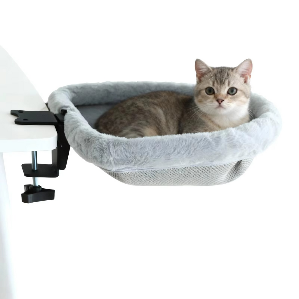 PurrfectDesk™ - Foldable & Space-Saving Cat Desk Bed / Hammock